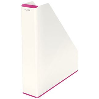 LEITZ Stehsammler WOW Duo Colour 53621023 perlwei&szlig;/pink