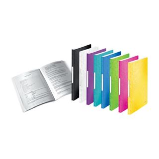 LEITZ WOW Sichtbuch DIN A4, 40 H&uuml;llen wei&szlig;-metallic