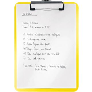 LEITZ Klemmbrett WOW 3971 DIN A4 gelb Kunststoff