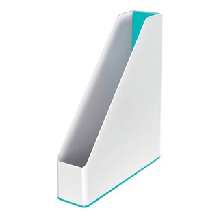 LEITZ Stehsammler WOW Duo Colour 53621051 perlwei&szlig;/eisblau