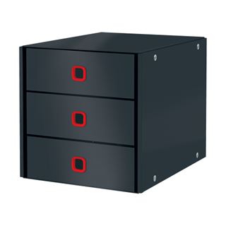 LEITZ Schubladenbox Click & Store Cosy grau 53680089, DIN A4 mit