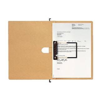 LEITZ 25 H&auml;ngehefter ALPHA&reg; 1989 Karton naturbraun 2 x