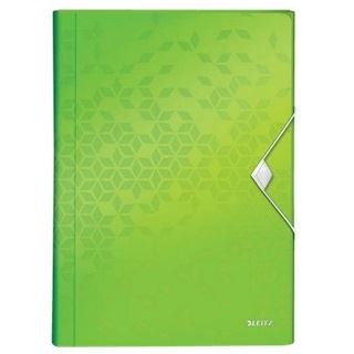 LEITZ Fächermappe WOW 4589 6 Fächer grün