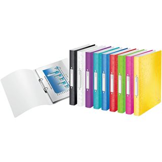 LEITZ WOW Ringbuch 2-Ringe rot 3,2 cm DIN A4