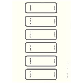 LEITZ 60 Ordneretiketten 1693-00-85 grau