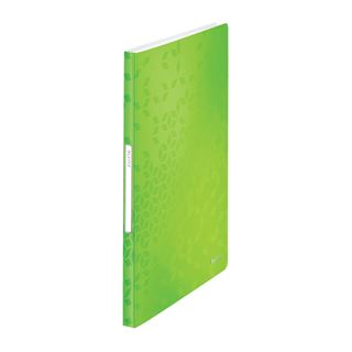 LEITZ WOW Sichtbuch DIN A4, 40 Hüllen grün-metallic