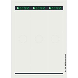 LEITZ 75 Ordneretiketten grau f&uuml;r 8,0 cm R&uuml;ckenbreite