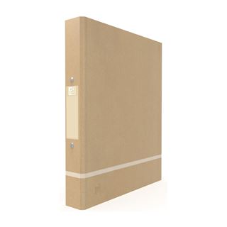 OXFORD Touareg Ringbuch 2-Ringe beige 3,5 cm DIN A4