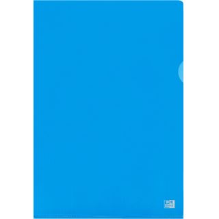 OXFORD 25 Sichthüllen DIN A4 blau glatt 0,15 mm