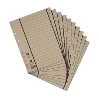 OXFORD Trennbl&auml;tter 1-10 grau, 100 St.