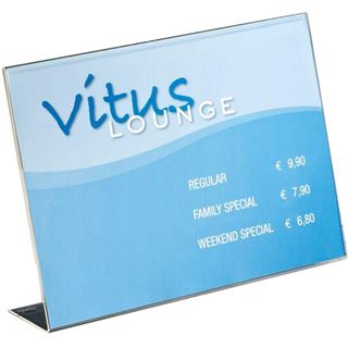 SIGEL Tischaufsteller DIN A4 quer