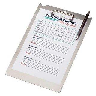 tarifold Klemmbrett 181100 DIN A4 silber Aluminium