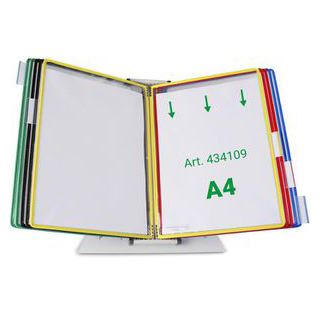 tarifold Sichttafelsystem 434109 DIN A4 farbsortiert mit 10 St.