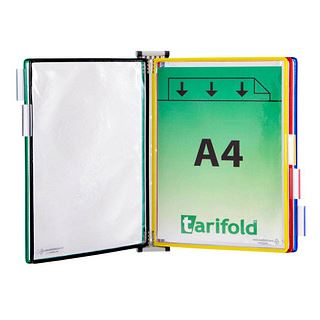 tarifold Wand-Sichttafelsystem 414159 DIN A4 farbsortiert mit 5 St.