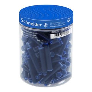 Schneider Tintenpatronen f&uuml;r F&uuml;ller blau 100 St.