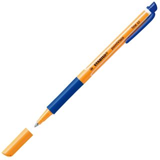 STABILO pointVisco Gelschreiber orange 0,5 mm, Schreibfarbe: blau, 10