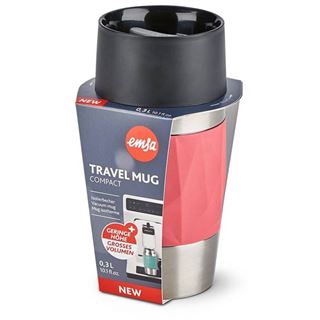 emsa Isolierbecher Travel Mug Compact rot 0,3 l
