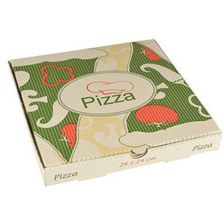 PAPSTAR 100 Pizzakartons pure 24,0 x 3,0 cm