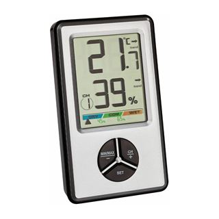 TFA&reg; EXACTO 30.5045.54 Wetterstation silber