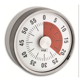 TFA&reg; K&uuml;chentimer Puck silber