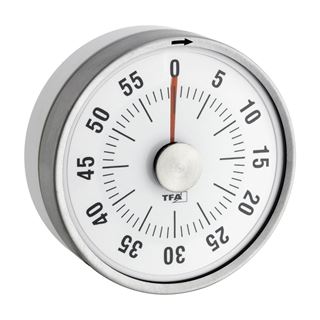 TFA&reg; K&uuml;chentimer Puck silber