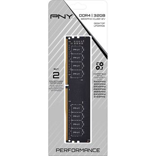 32GB PNY Performance SI DDR4-3200 DIMM CL22 Single