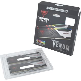 64GB Patriot VIPER VENOM RGB DDR5-6000 DIMM CL30 Dual Kit