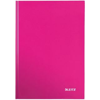 LEITZ Notizbuch WOW DIN A4 kariert, pink-metallic Hardcover 160 Seiten