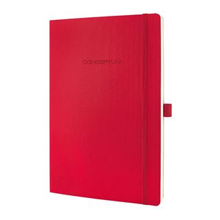 SIGEL Notizbuch Conceptum® ca. DIN A4 kariert, rot Softcover 194