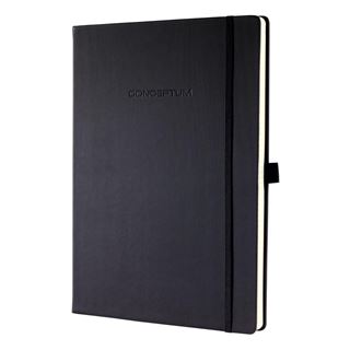 SIGEL Notizbuch Conceptum&reg; DIN A4+ kariert, schwarz Hardcover 194