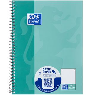 OXFORD Collegeblock Schule Kleinformat punktraster DIN A5 ohne Rand