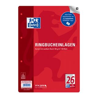 OXFORD Ringbucheinlage A4 kariert, 50 Bl&auml;tter 400131580