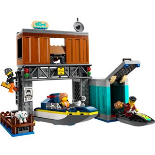 LEGO City 60417 Polizeischnellboot und Ganovenversteck,