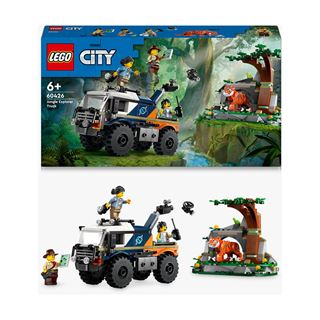 LEGO City 60426 Dschungelforscher-Truck, LKW-Spielzeug für Kinder