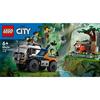 LEGO City 60426 Dschungelforscher-Truck, LKW-Spielzeug für Kinder