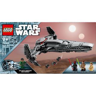 LEGO Star Wars 75383 Darth Mauls Sith Infiltrator, Spielzeug mit