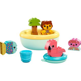LEGO DUPLO 10966 Badewannenspaß: Schwimmende Tierinsel,