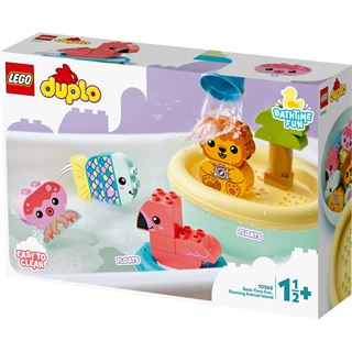 LEGO DUPLO 10966 Badewannenspaß: Schwimmende Tierinsel,