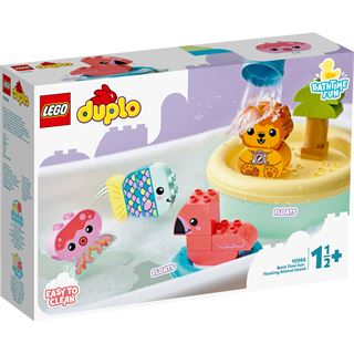 LEGO DUPLO 10966 Badewannenspaß: Schwimmende Tierinsel,