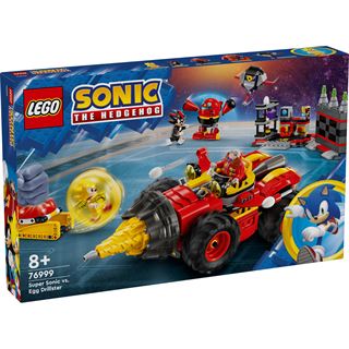 LEGO Sonic the Hedgehog 76999 Super Sonic vs. Egg Drillster, Spielzeug