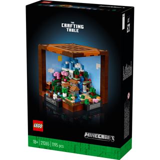 LEGO Minecraft 21265 Die Werkbank, kreatives Bauset für