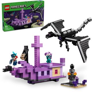 LEGO Minecraft 21264 Der Enderdrache und das Endschiff,