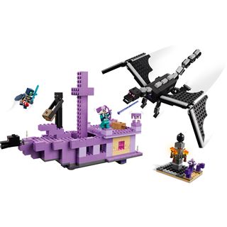 LEGO Minecraft 21264 Der Enderdrache und das Endschiff,