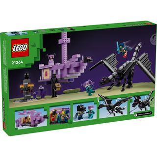 LEGO Minecraft 21264 Der Enderdrache und das Endschiff,