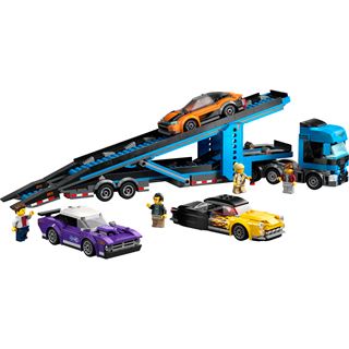 LEGO City 60408 Autotransporter mit Sportwagen, LKW-Spielzeug