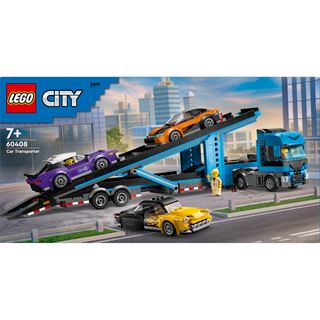 LEGO City 60408 Autotransporter mit Sportwagen, LKW-Spielzeug