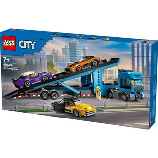 LEGO City 60408 Autotransporter mit Sportwagen, LKW-Spielzeug