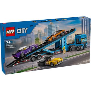 LEGO City 60408 Autotransporter mit Sportwagen, LKW-Spielzeug