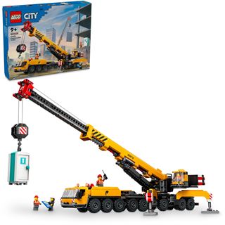 LEGO City 60409 Mobiler Baukran, kreatives Bauspielzeug für