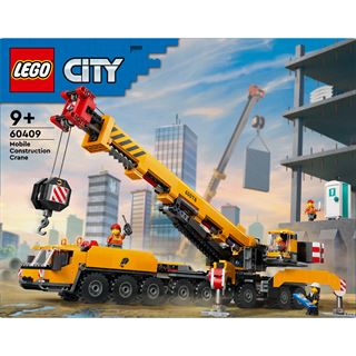 LEGO City 60409 Mobiler Baukran, kreatives Bauspielzeug für
